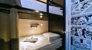 Гостиница Лофт Хостел 77 Москва Кровать в общем номере для мужчин и женщин с 8 кроватями-8